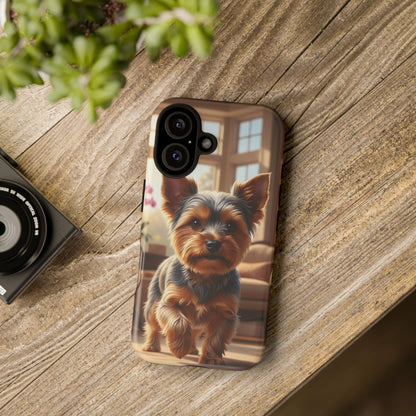 Yorkshire Terrier Phone Case – Cute Yorkie Puppy Tough Case (iPhone, Samsung, Pixel)