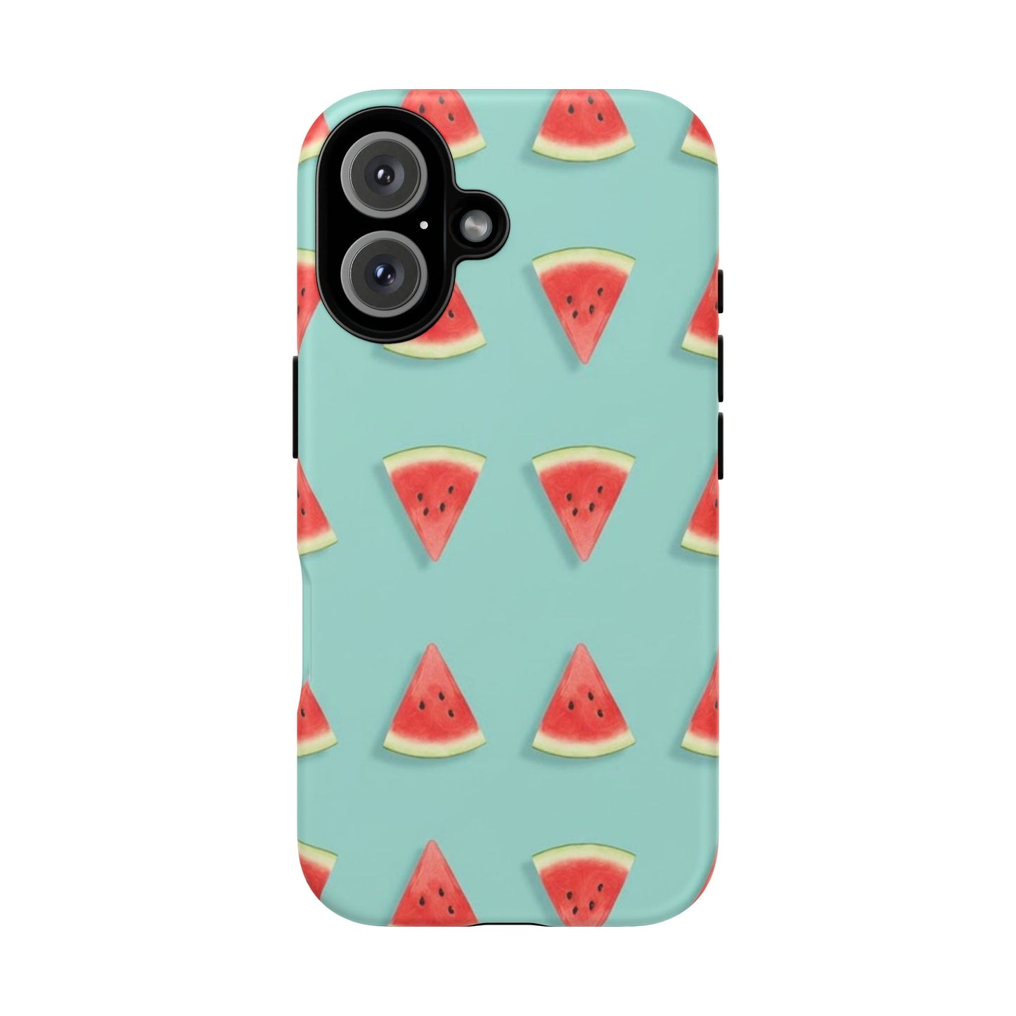 Watermelon Phone Case – Pastel Blue Summer Fruit Tough Case (iPhone, Samsung, Pixel)