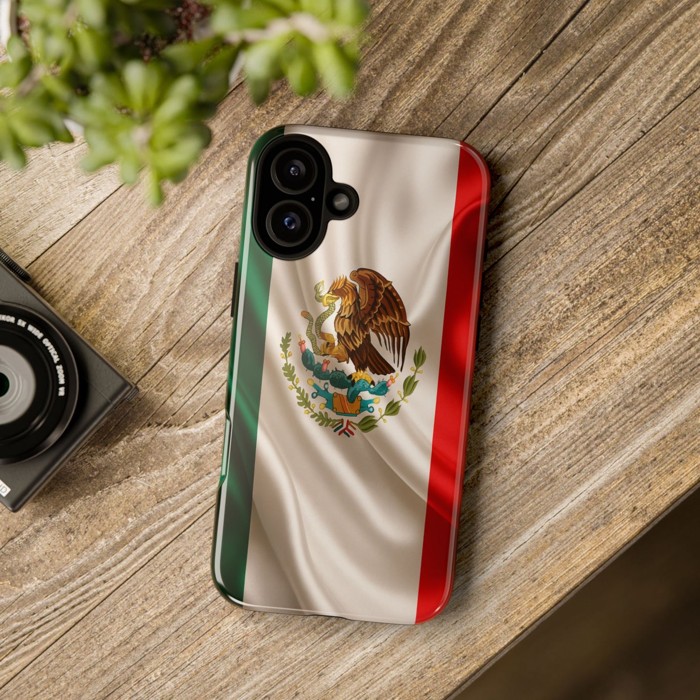 Mexico Flag Phone Case | Mexican Pride iPhone & Samsung Case | Tricolor Aesthetic Tough Protective Cover