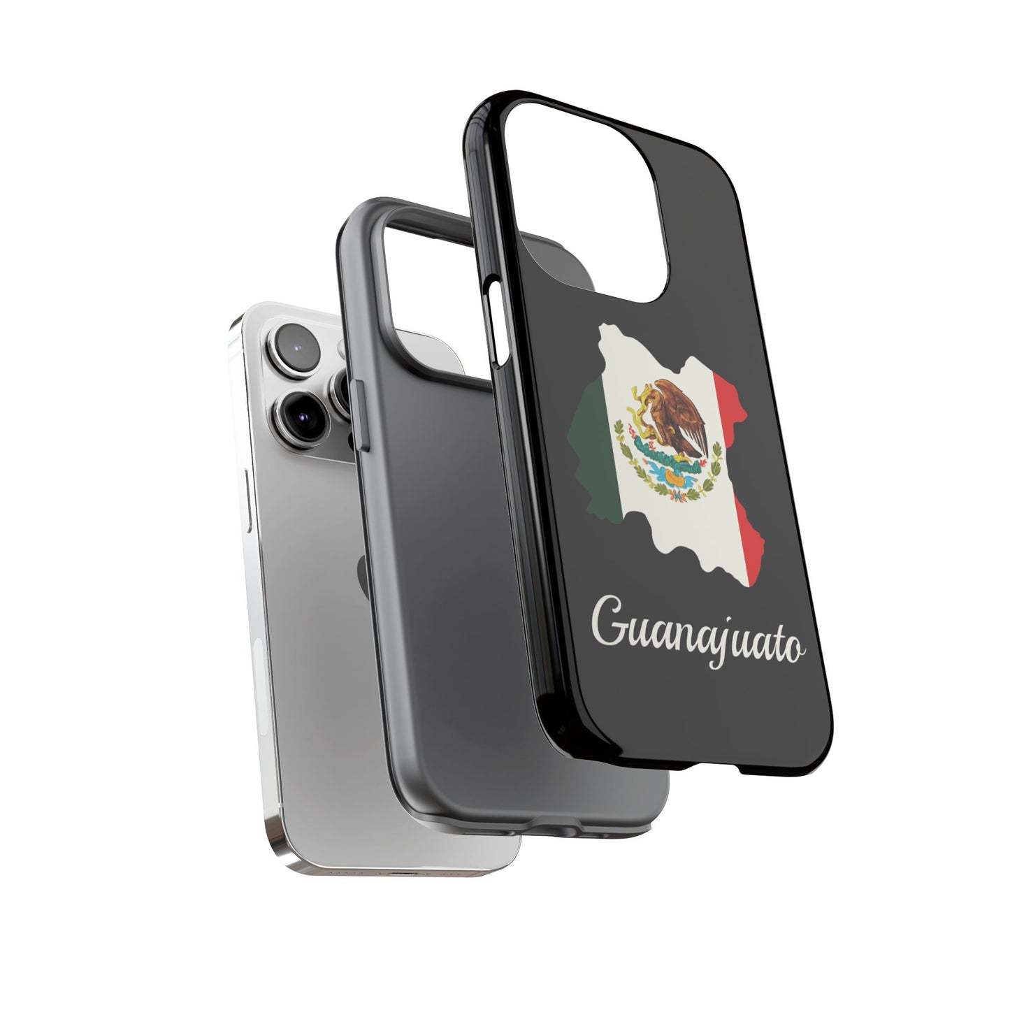 Guanajuato Mexico Flag Map Phone Case | Mexican American Pride Tough Case for iPhone & Samsung