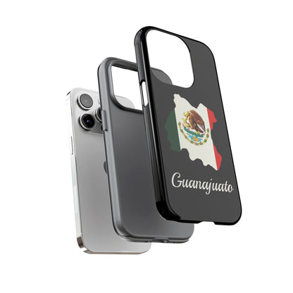 Guanajuato Mexico Flag Map Phone Case | Mexican American Pride Tough Case for iPhone & Samsung