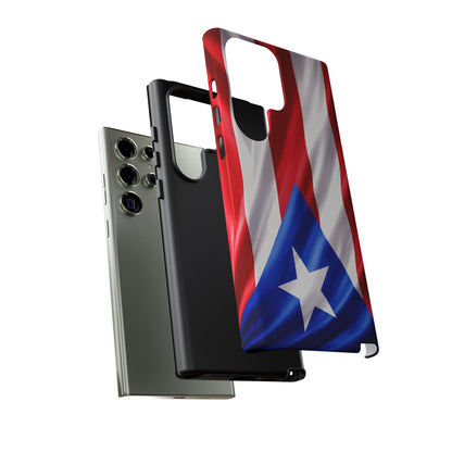 Puerto Rico Flag Phone Case | Boricua Pride Tough Case | Puerto Rican Flag Protective Cover for iPhone & Samsung