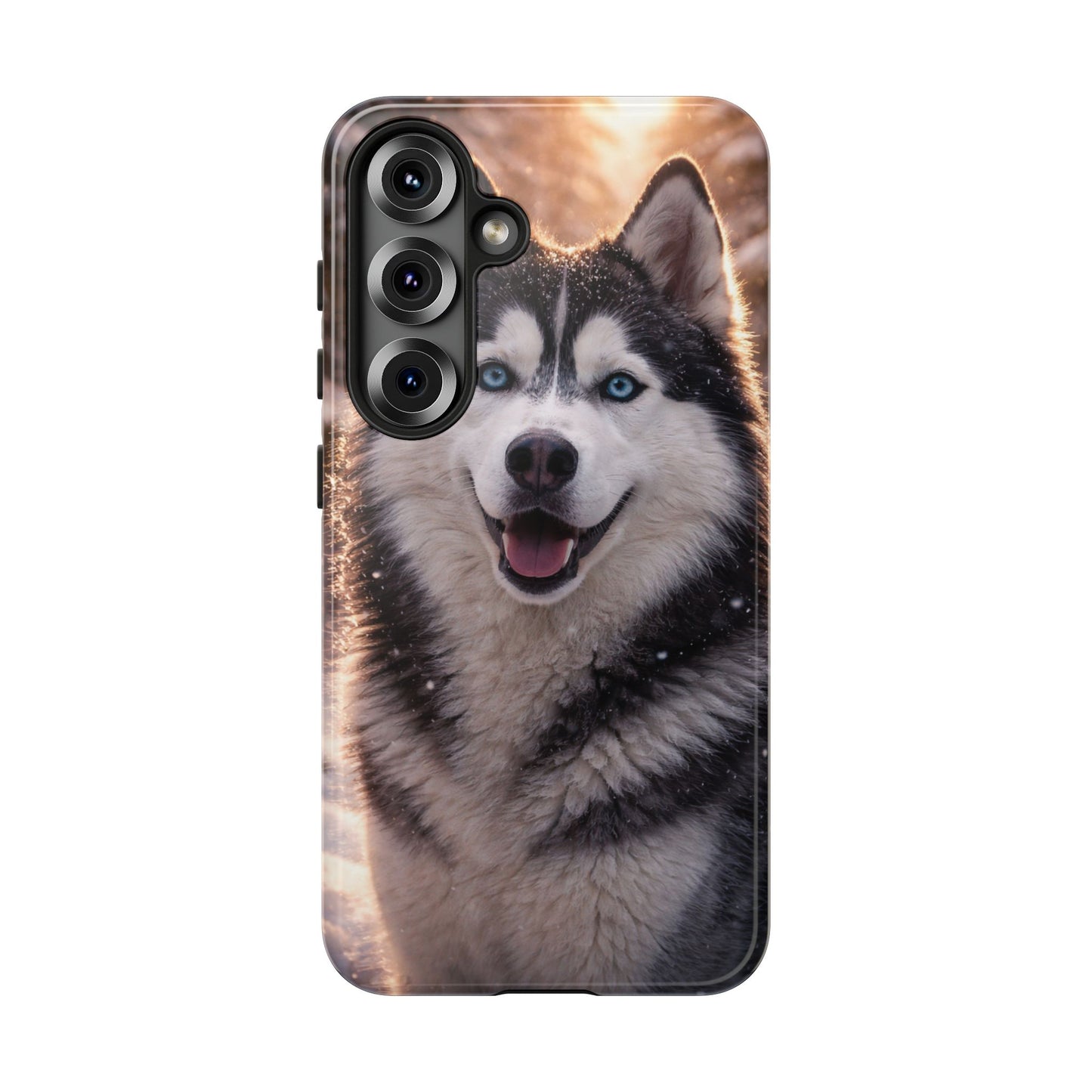 Siberian Husky Tough Phone Case | Blue Eyes Dog Cover Protective iPhone Case