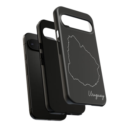 Uruguay Outline Phone Case – Minimal Country Map Tough Case (iPhone, Samsung, Pixel)