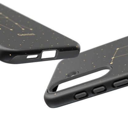 Gemini Zodiac Constellation Phone Case – Luxe Gold Celestial Cover