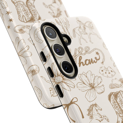 Western Cowgirl Phone Case for iPhone Samsung Galaxy Pixel Tough Case