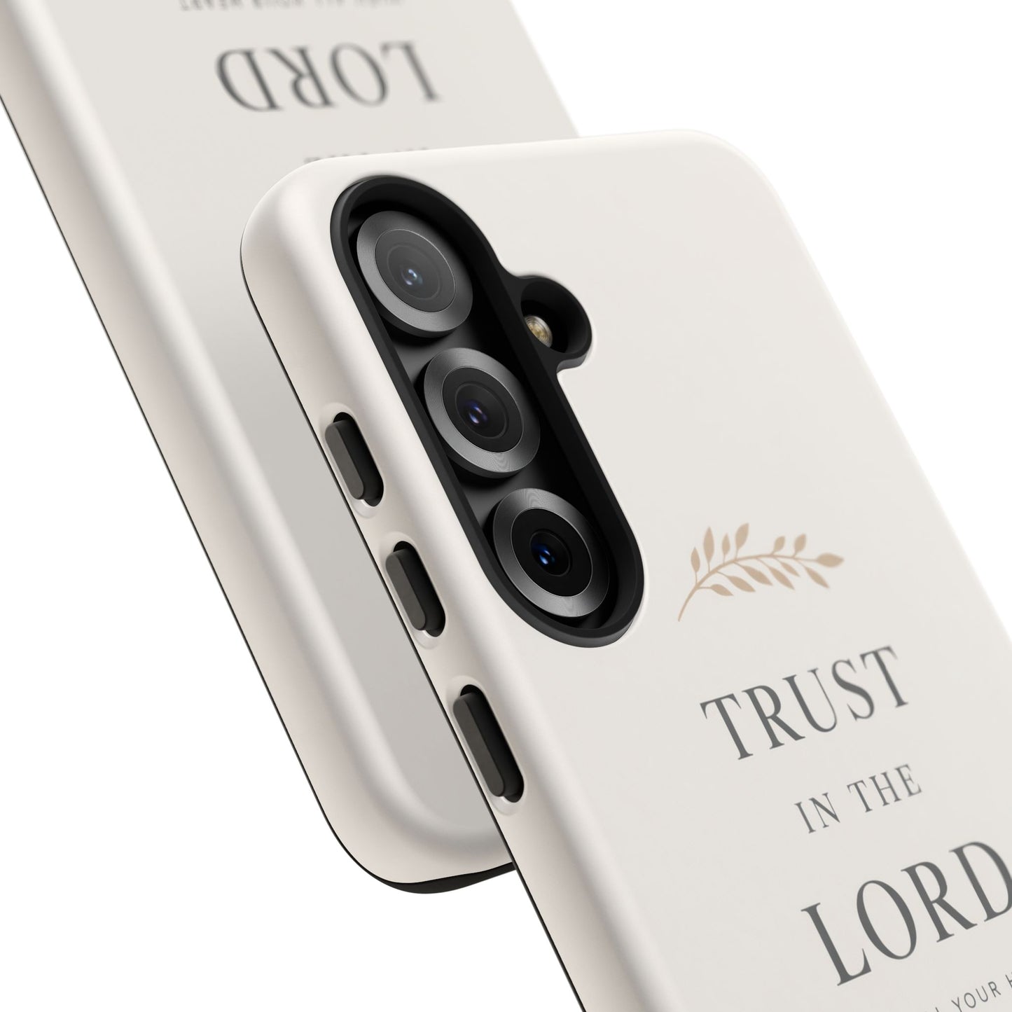Proverbs 3:5 Christian Phone Case Trust in the Lord Minimalist Faith Cover