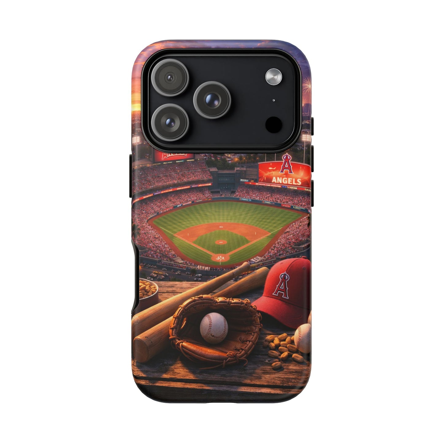 Baseball Stadium Phone Case Sports Fan Ballpark Game Day Tough Case