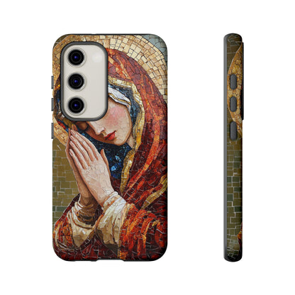 Virgin Mary Phone Case, Catholic Phone Case, Christian Aesthetic Case, Religious iPhone Case, Saint Art Case, Faith Gift