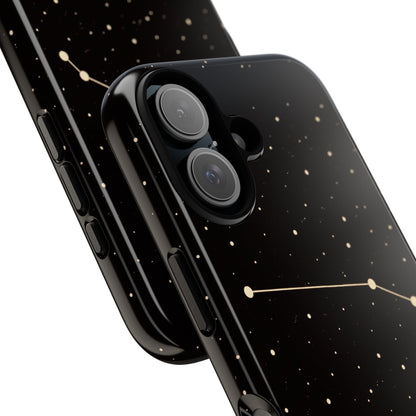 Aries Zodiac Constellation Phone Case – Luxe Gold Celestial Cover