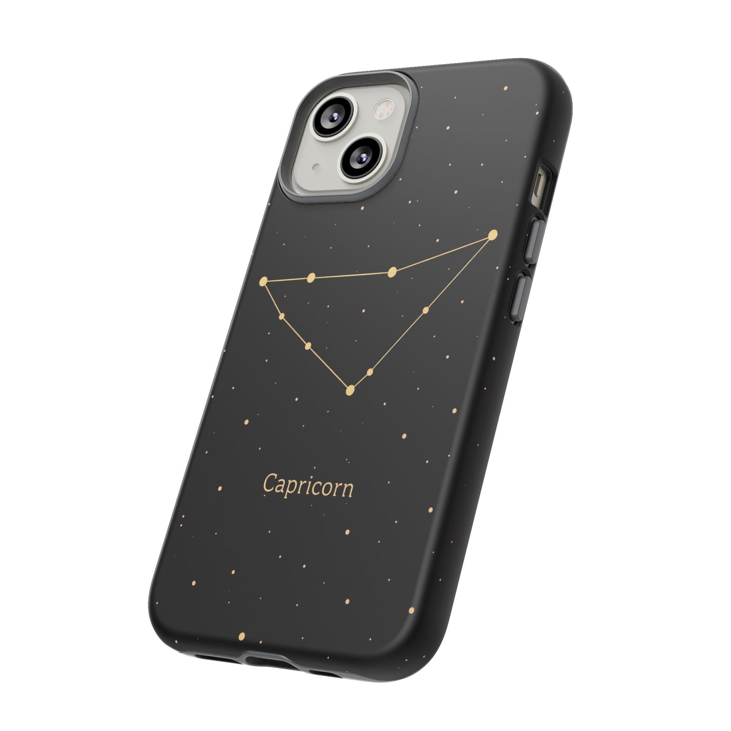 Capricorn Zodiac Constellation Phone Case – Luxe Gold Celestial Cover