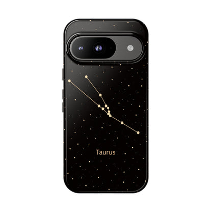 Taurus Zodiac Constellation Phone Case – Luxe Gold Celestial Cover