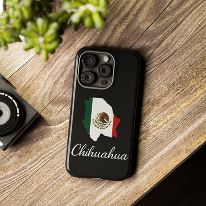 Chihuahua Mexico Flag Map Phone Case | Mexican American Pride Tough Case for iPhone & Samsung