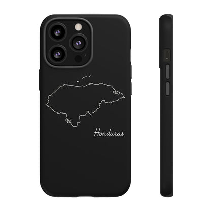 Honduras Outline Phone Case – Minimal Country Map Tough Case (iPhone, Samsung, Pixel)