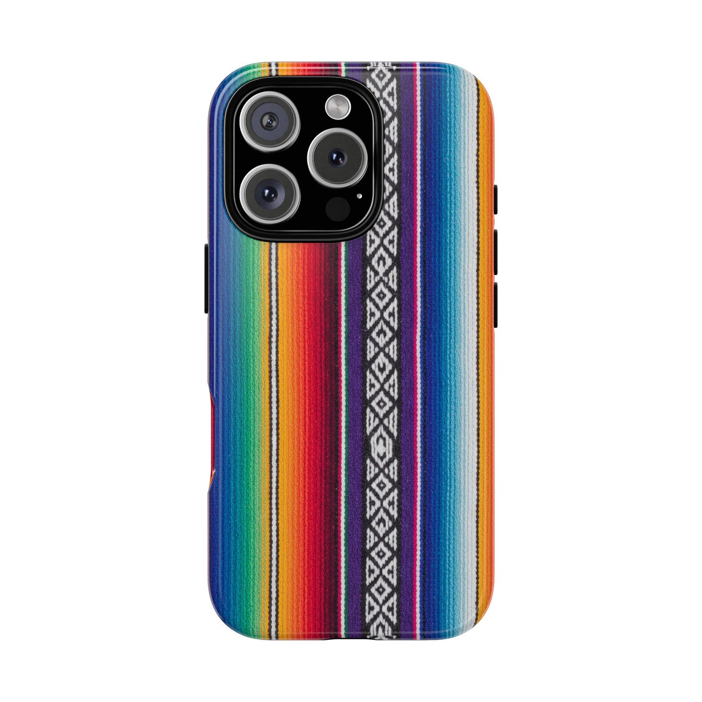 Serape Stripe Phone Case – Colorful Mexican Blanket Pattern Tough Case
