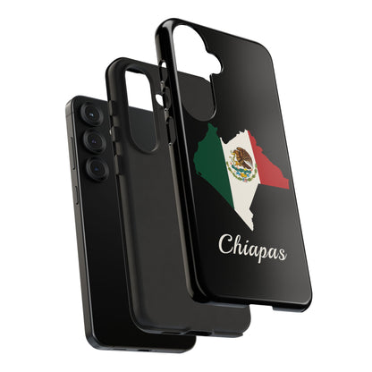 Chiapas Mexico Flag Map Phone Case | Mexican American Pride Tough Case for iPhone & Samsung