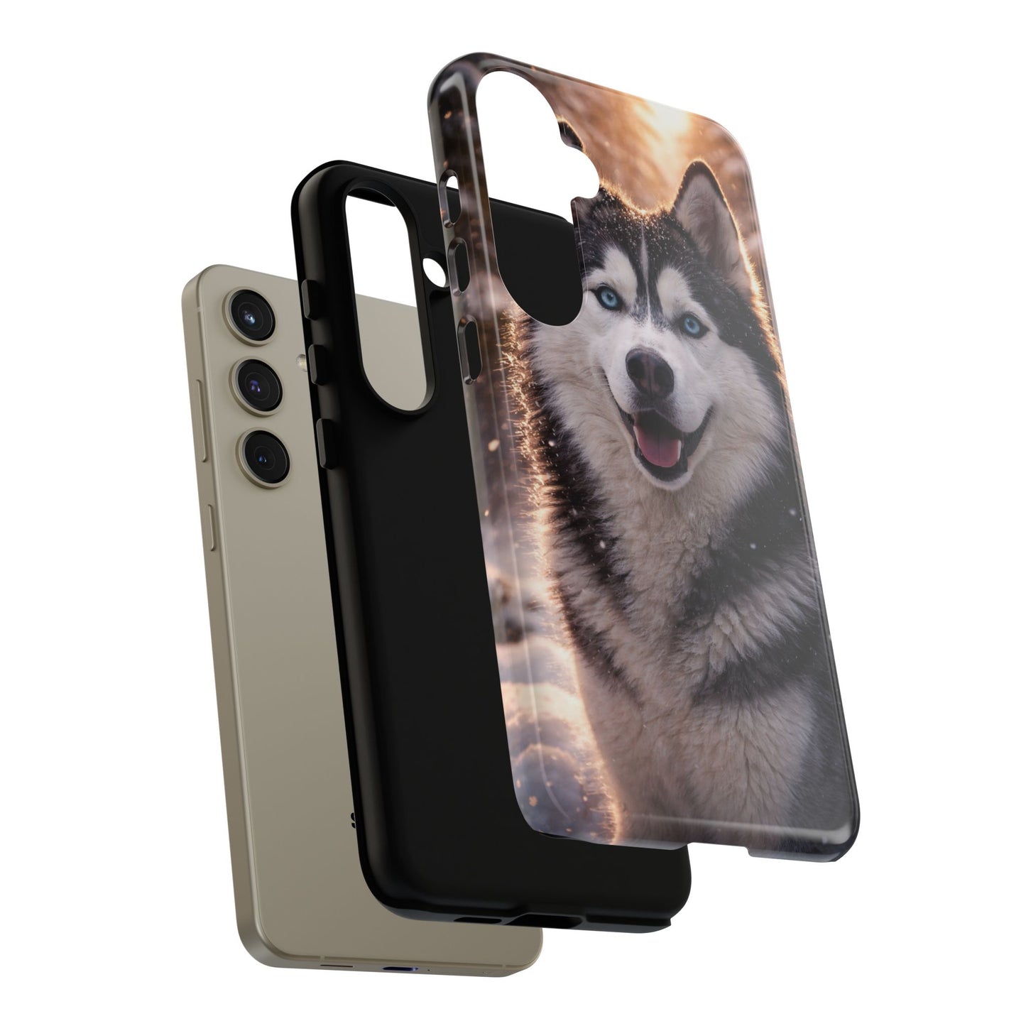 Siberian Husky Tough Phone Case | Blue Eyes Dog Cover Protective iPhone Case