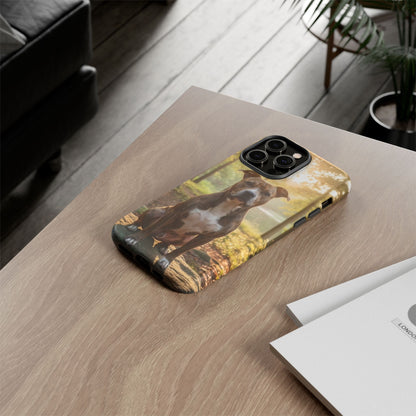 Pit Bull Phone Case – Dog Portrait Tough Case (iPhone, Samsung, Pixel)