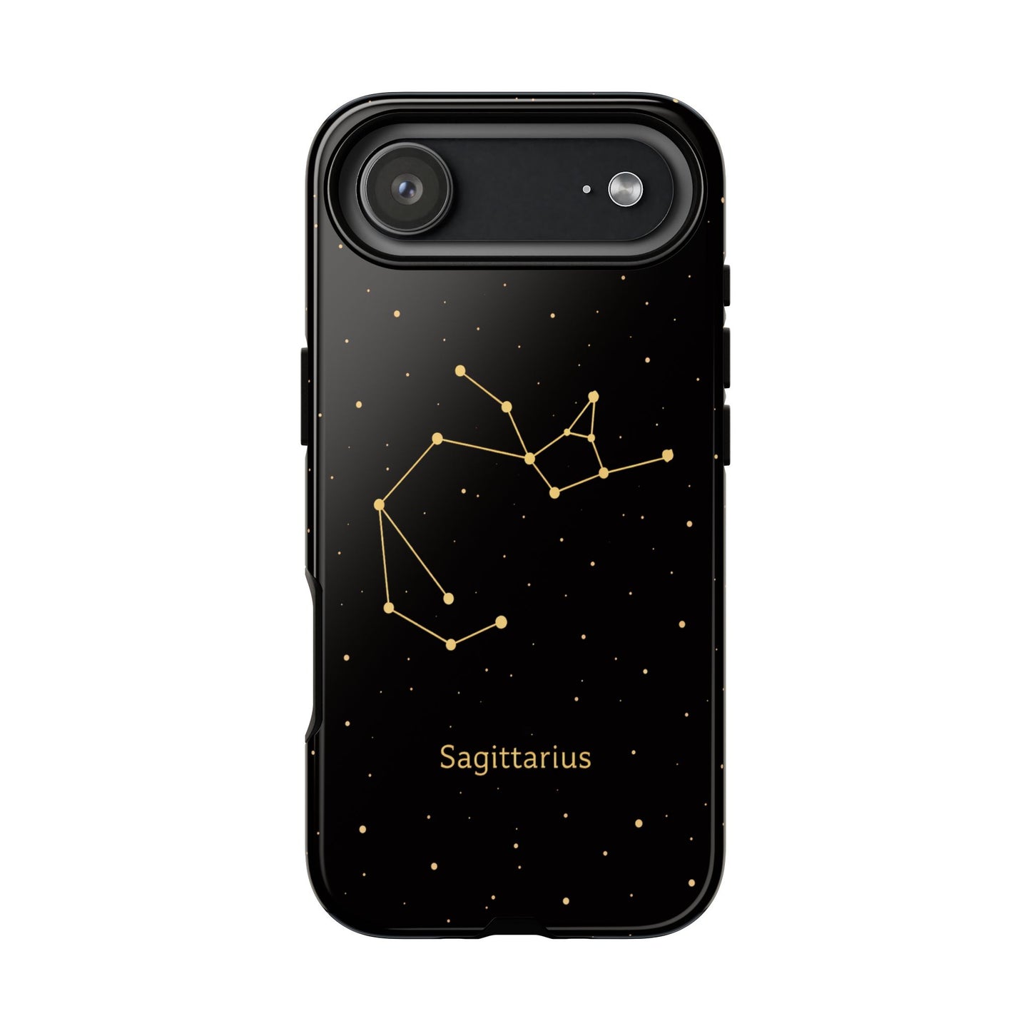 Sagittarius Zodiac Constellation Phone Case – Luxe Gold Celestial Cover
