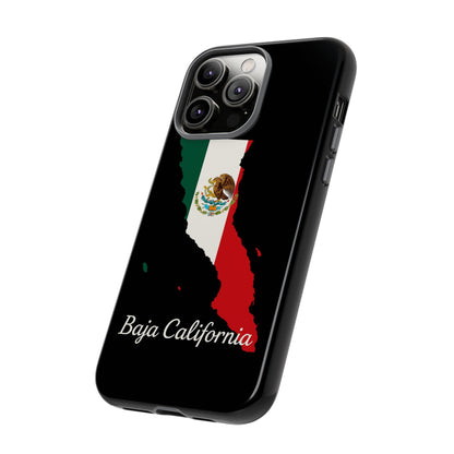 Baja California Mexico Flag Map Phone Case | Mexican American Pride Tough Case for iPhone & Samsung