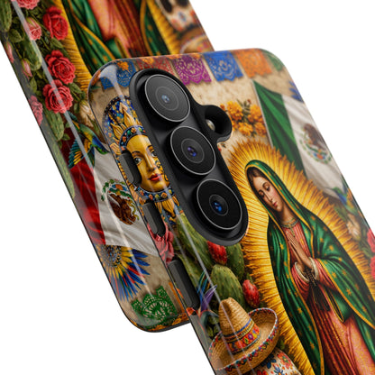 Virgen de Guadalupe Phone Case Mexican Floral iPhone Samsung Pixel Case