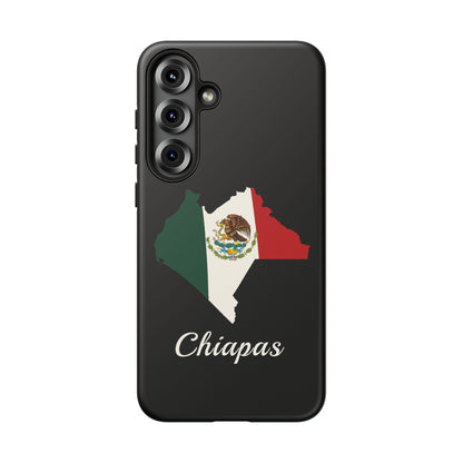 Chiapas Mexico Flag Map Phone Case | Mexican American Pride Tough Case for iPhone & Samsung
