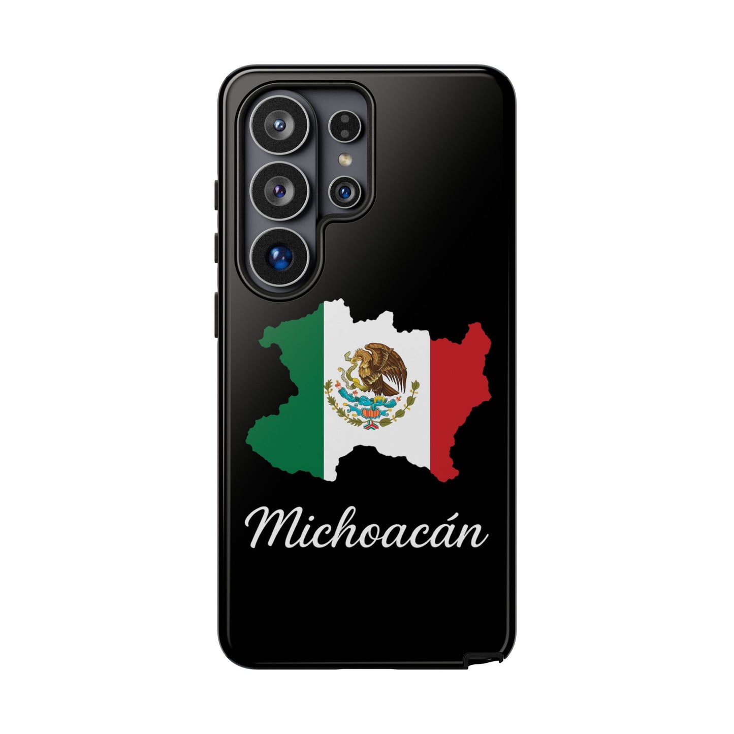 Michoacán Mexico Flag Map Phone Case | Mexican American Pride Tough Case for iPhone & Samsung