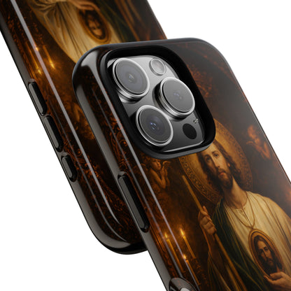 San Judas Phone Case Saint Jude Catholic Saint Religious Art Portrait Tough