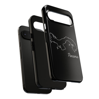 Panama Outline Phone Case – Minimal Country Map Tough Case (iPhone, Samsung, Pixel)