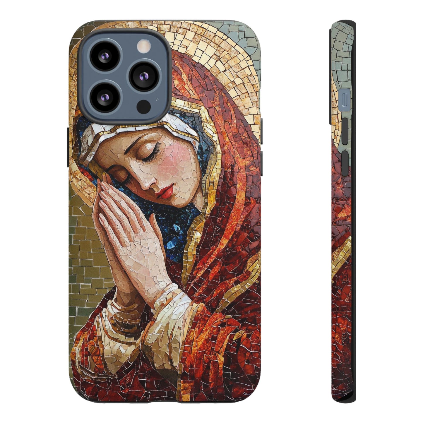 Virgin Mary Phone Case, Catholic Phone Case, Christian Aesthetic Case, Religious iPhone Case, Saint Art Case, Faith Gift