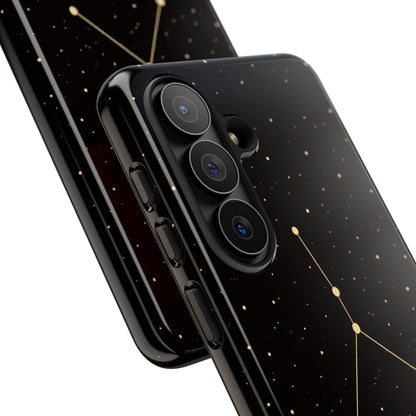 Cancer Zodiac Constellation Phone Case – Luxe Gold Celestial Cover