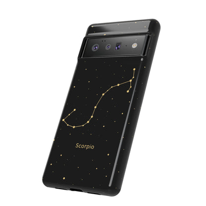 Scorpio Zodiac Constellation Phone Case – Luxe Gold Celestial Cover