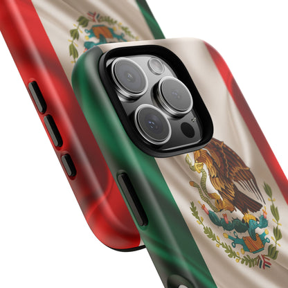 Mexico Flag Phone Case | Mexican Pride iPhone & Samsung Case | Tricolor Aesthetic Tough Protective Cover