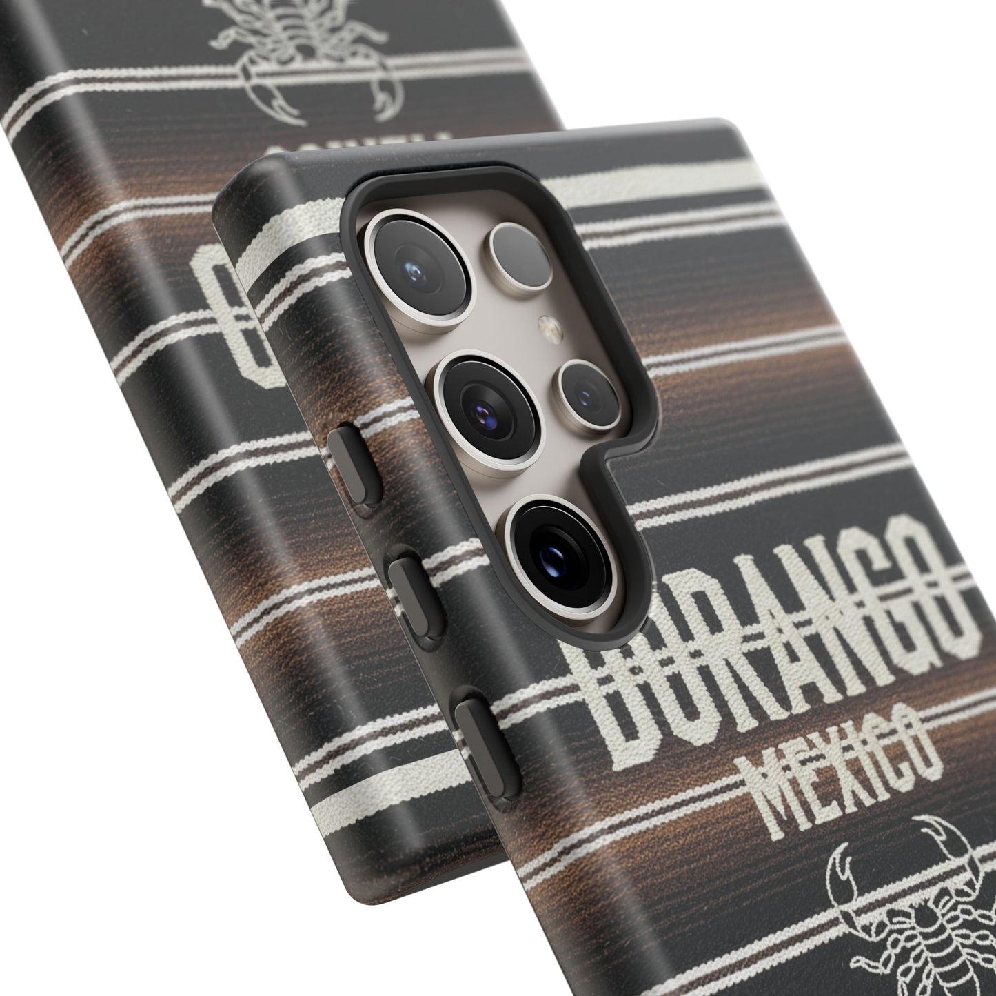Durango Mexico Phone Case | Serape Scorpion Western Design | Mexican Heritage Tough Case for iPhone & Samsung