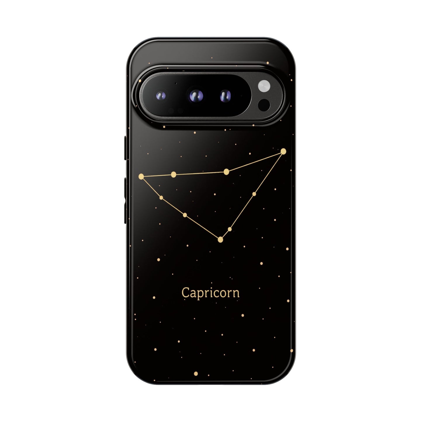 Capricorn Zodiac Constellation Phone Case – Luxe Gold Celestial Cover