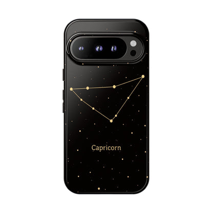 Capricorn Zodiac Constellation Phone Case – Luxe Gold Celestial Cover