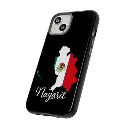 Nayarit Mexico Flag Map Phone Case | Mexican American Pride Tough Case for iPhone & Samsung