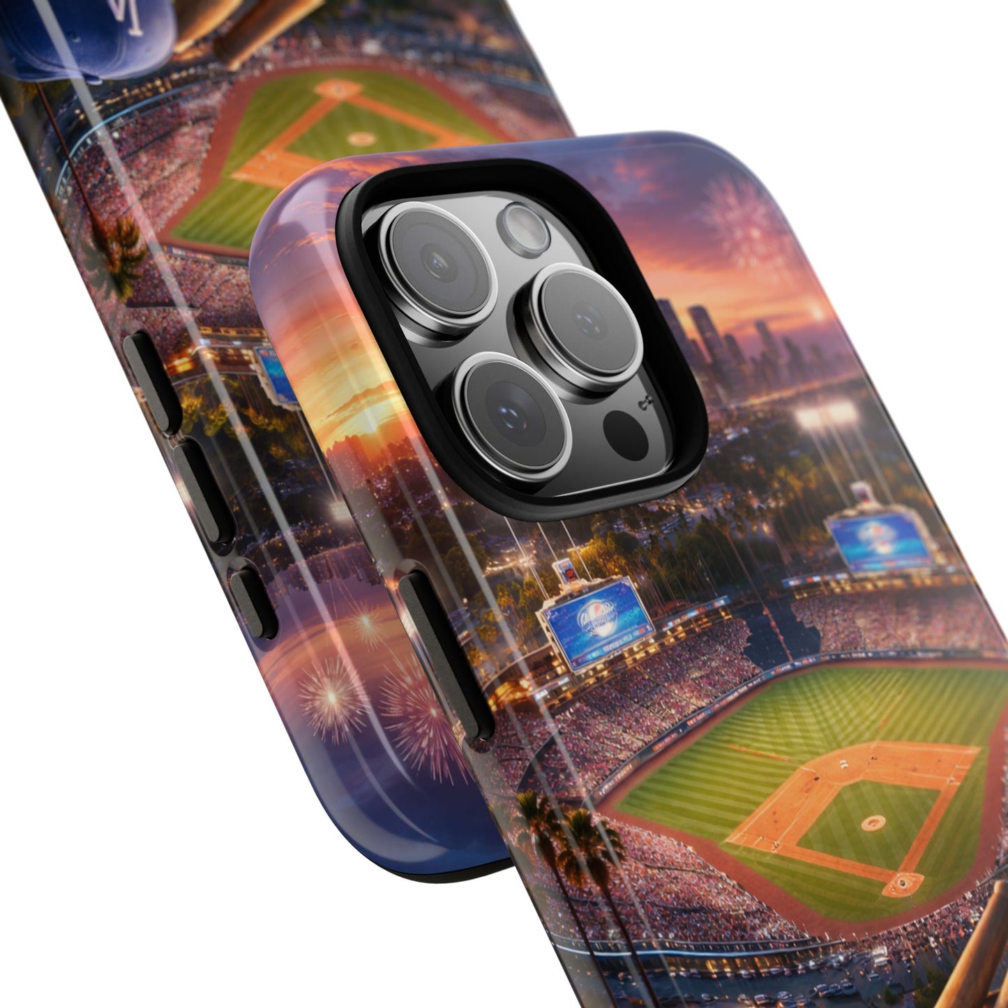 Baseball Sunset Stadium Phone Case LA Game Day Sports Aesthetic Case