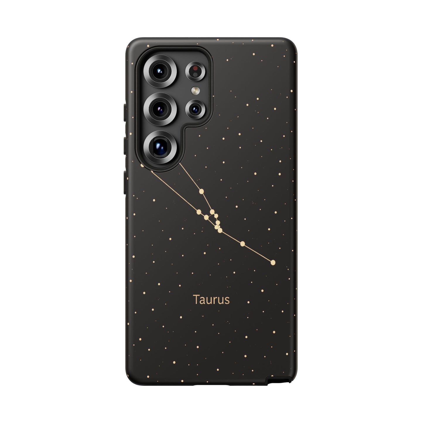 Taurus Zodiac Constellation Phone Case – Luxe Gold Celestial Cover