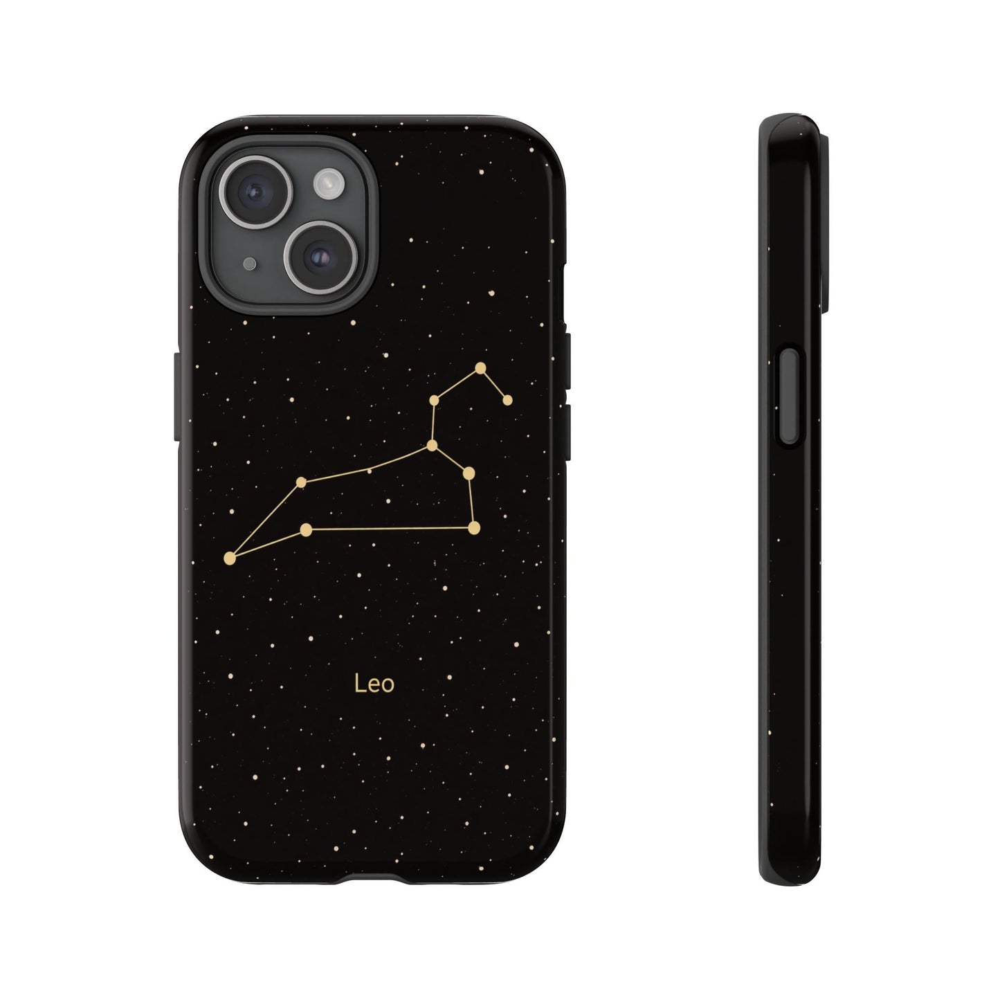 Leo Zodiac Constellation Phone Case – Luxe Gold Celestial Cover