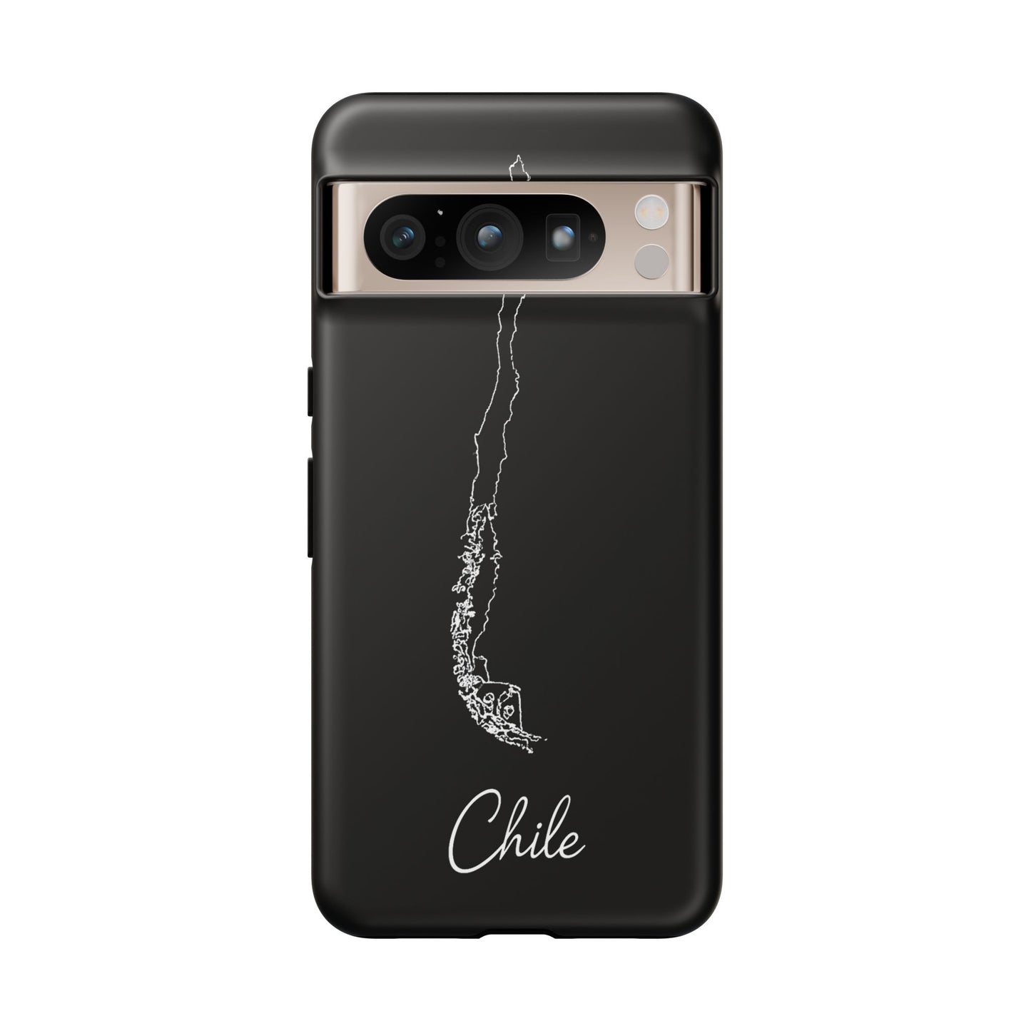 Chile Outline Phone Case – Minimal Country Map Tough Case (iPhone, Samsung, Pixel)