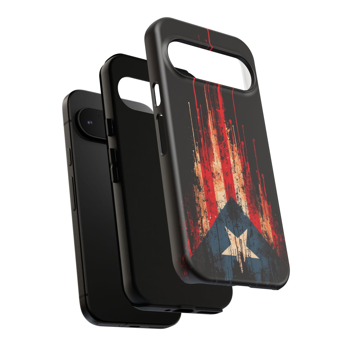 Puerto Rico Flag Phone Case | Distressed Puerto Rican Flag Tough Case | Boricua Pride Protective iPhone Samsung Cover