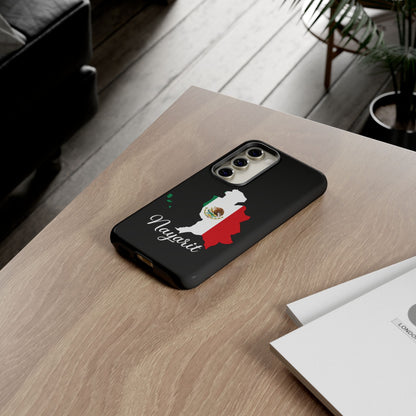 Nayarit Mexico Flag Map Phone Case | Mexican American Pride Tough Case for iPhone & Samsung