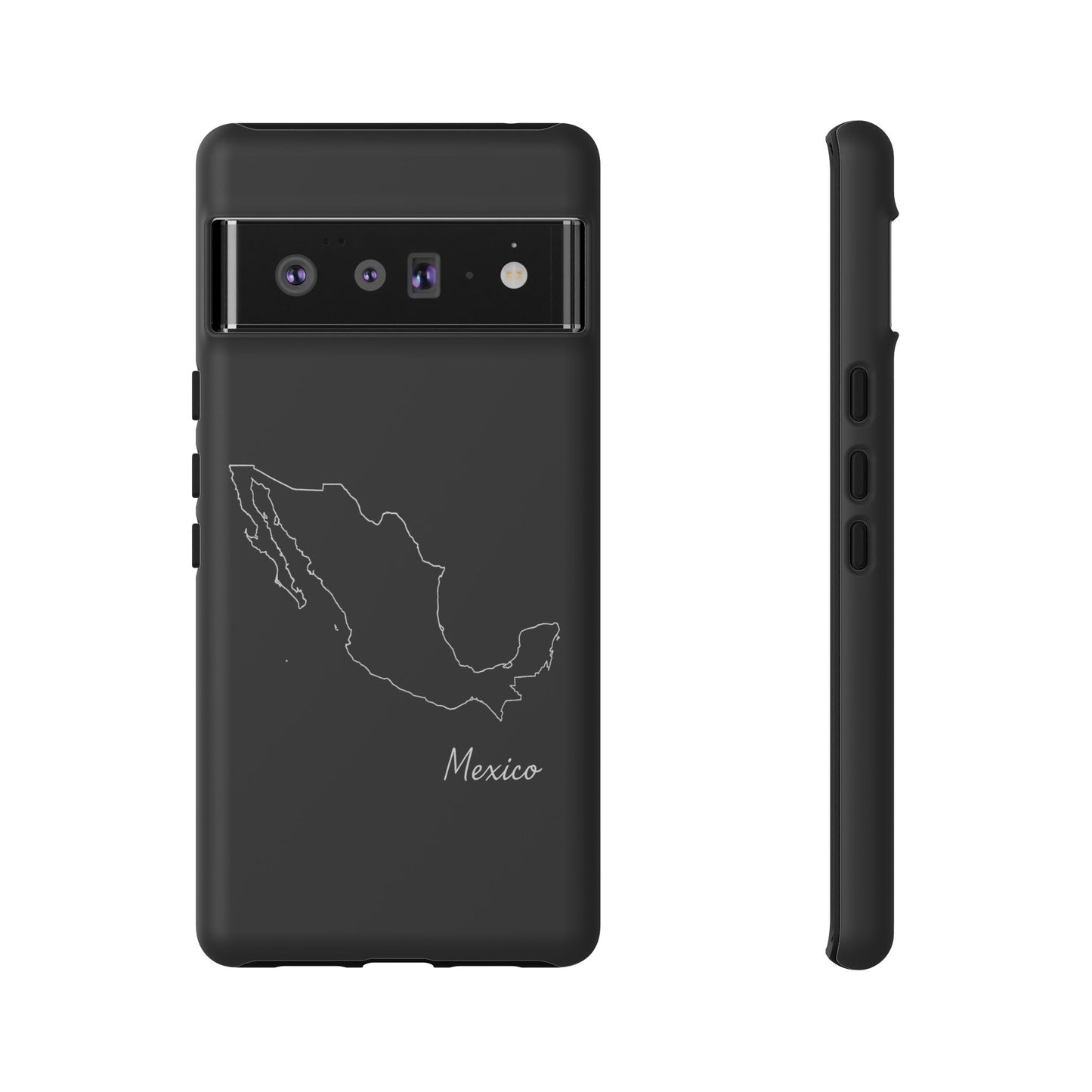 Mexico Outline Phone Case – Minimal Country Map Tough Case (iPhone, Samsung, Pixel)