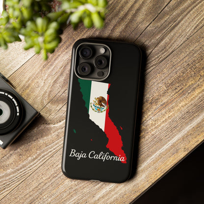 Baja California Mexico Flag Map Phone Case | Mexican American Pride Tough Case for iPhone & Samsung