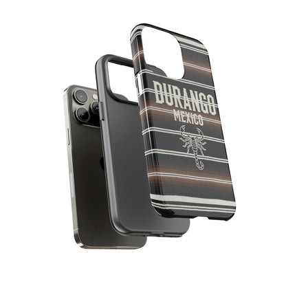 Durango Mexico Phone Case | Serape Scorpion Western Design | Mexican Heritage Tough Case for iPhone & Samsung