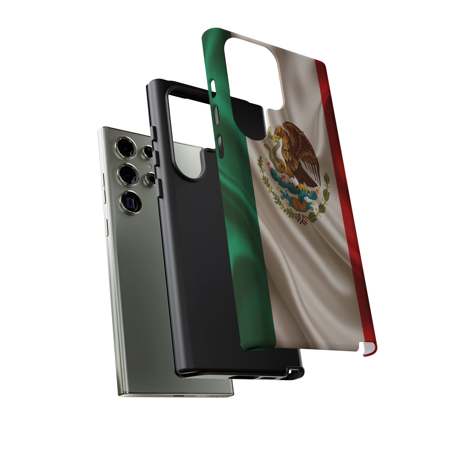 Mexico Flag Phone Case | Mexican Pride iPhone & Samsung Case | Tricolor Aesthetic Tough Protective Cover