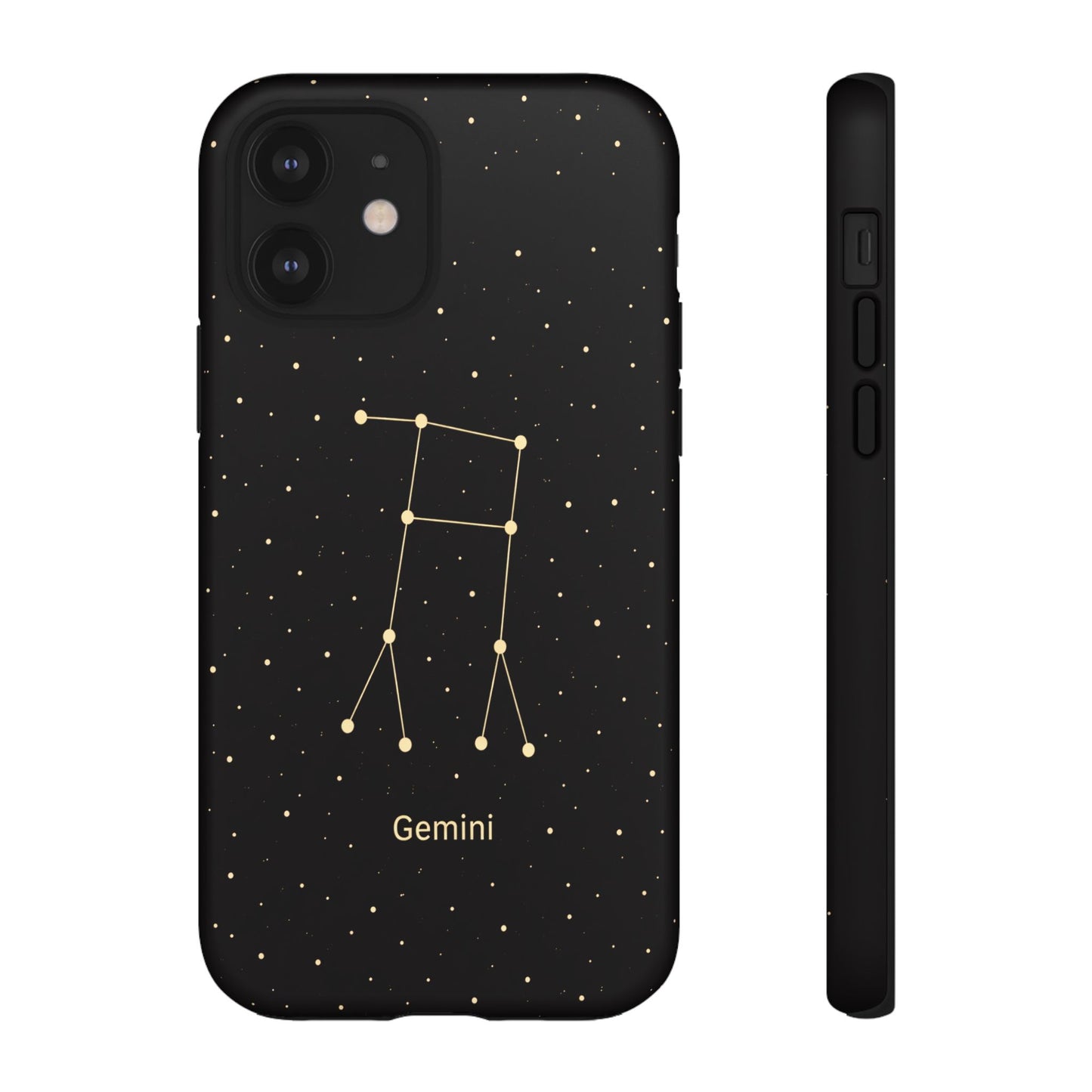Gemini Zodiac Constellation Phone Case – Luxe Gold Celestial Cover