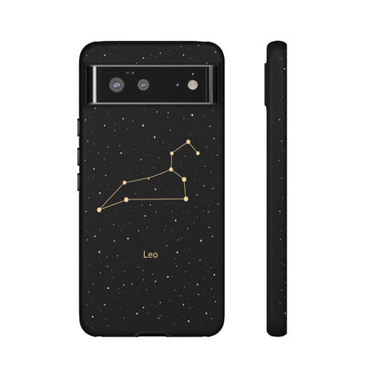 Leo Zodiac Constellation Phone Case – Luxe Gold Celestial Cover