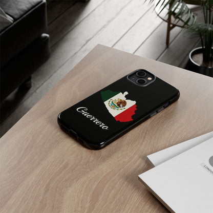Guerrero Mexico Flag Map Phone Case | Mexican American Pride Tough Case for iPhone & Samsung